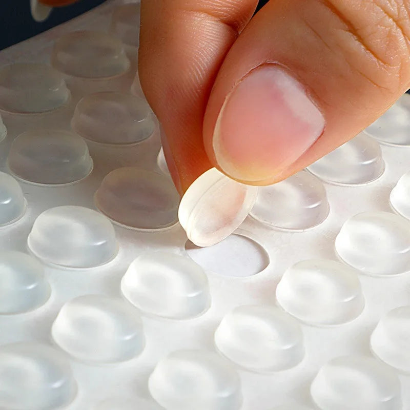 100pcs Clear Anti-collision Particle Effectively Prevent The Impact of The Cabinet Door To Make A Huge Sound, Qme