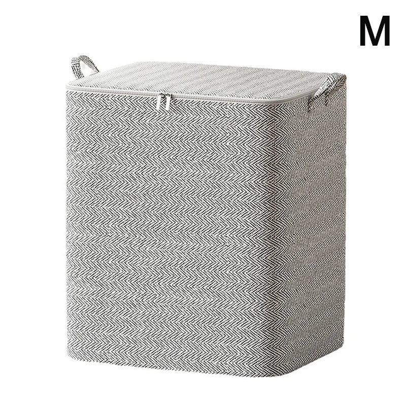 Blankets Bedding Foldable Zipper Storage Bag Large Capacity Clothes Qme M