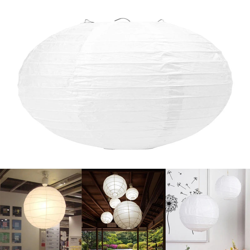 Flying Saucer Shape Paper Lamp Wedding Wall Sconces Chinese Ball Qme