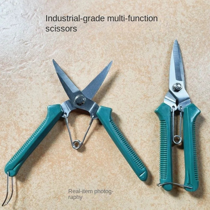 Straight Head Pruning Shears Non-slip Handlestainless Steel Outils Qme