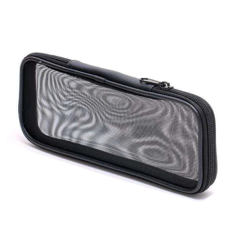 Transparent mesh storage bag, portable travel wash bag, nylon mesh organizer bag for miscellaneous items Qme
