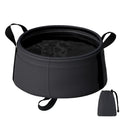 Travel Outdoor Portable Folding Basin Qme black