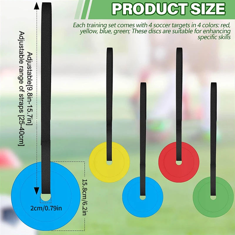 Durable TPE Material Adjustable Soccer Training Targets Portable Qme