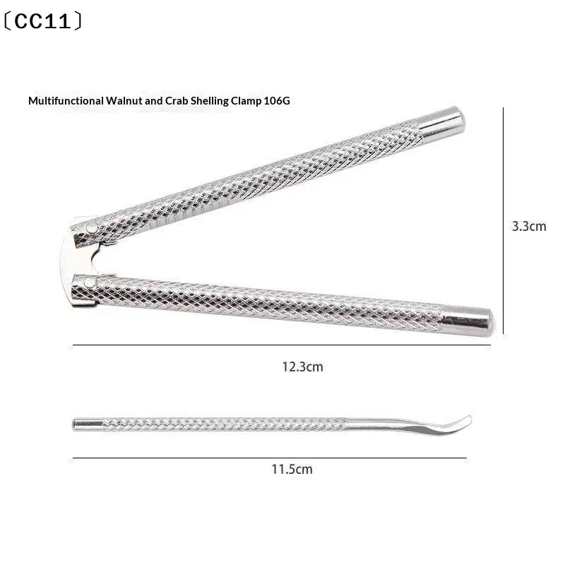 Walnut Cracker Stainless Steel Quick Crack Nut Easy Grip Heavy Duty Qme