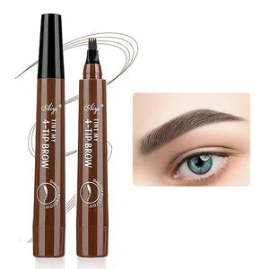 4-Tip Microblading Eyebrow Pencil Waterproof Smudge-proof Natural Qme 02