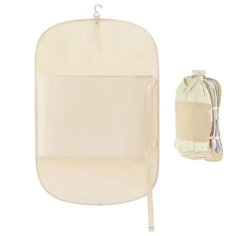 Closet Compression Hanging Bag Down Jackets Coats Space Saving 50% Bedroom Accessories Clothing Organizer Qme