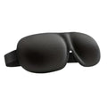 3D Sleeping Eye Mask Shading Breathable Eye Cover Natural Sleeping Eye Mask Memory Foam Block Night Mask Blindfold for Sleep Qme black