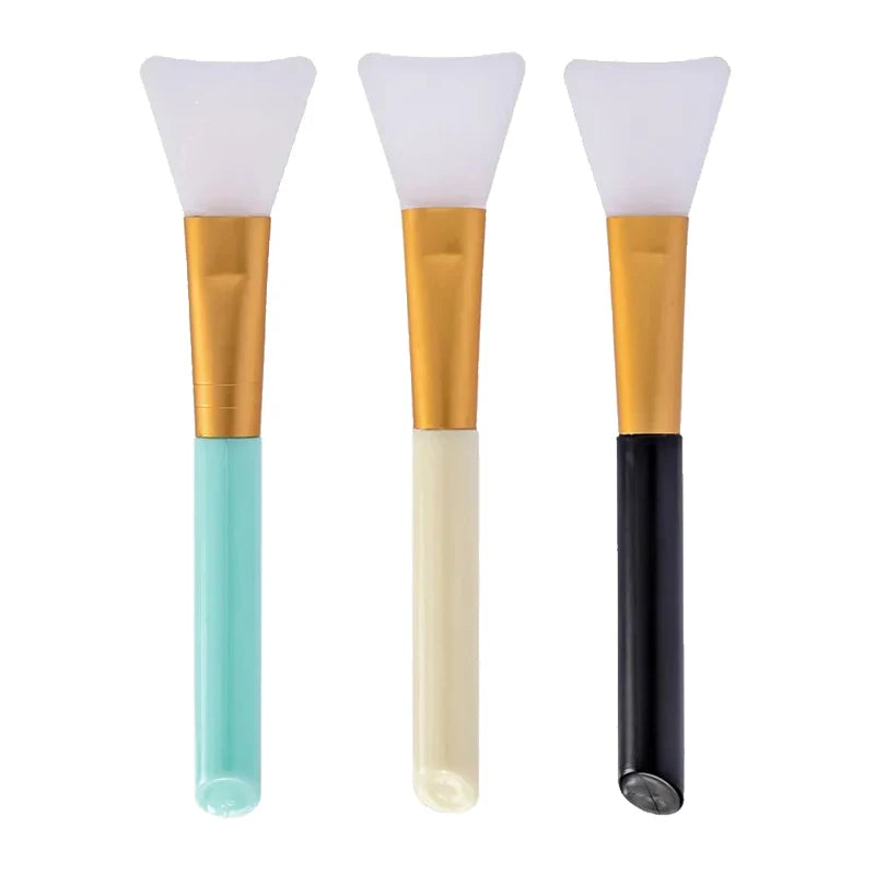 1/2/3/5-pack Silicone Facial Mask Brushes - Mild and Soft, Suitable for All Skin Types, Mud Film Brush DIY Adjusting Beauty Tool Qme 3pcs 06