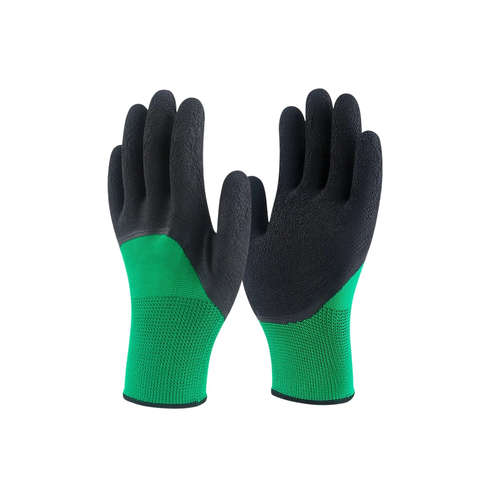 1Pair Rubber Latex Work Gloves Safety Labour Protection Garden Sports Motorcycle Driver Wear-resistant Non-slip Gloves Qme B