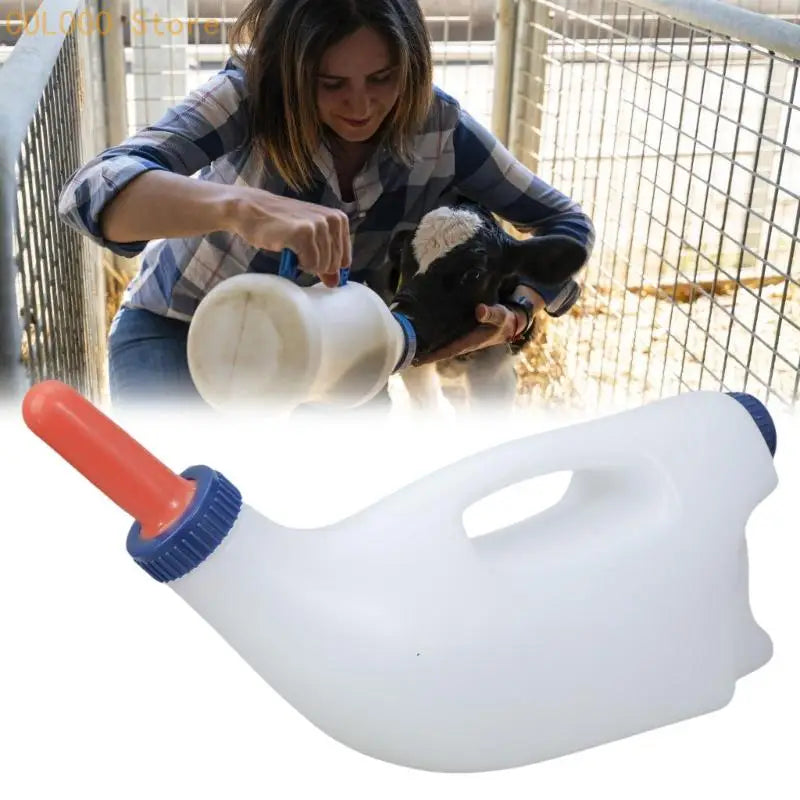 Regulable Flows Calf Milk Feeders Bottle Ergonomic Handle Feeding Qme