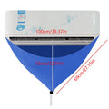 Air Conditioning Water Cover Full Set of Cleaning Tools with Water Pipe Dust Protection Air Conditioning Cleaning Cover Bag. Qme 1PC