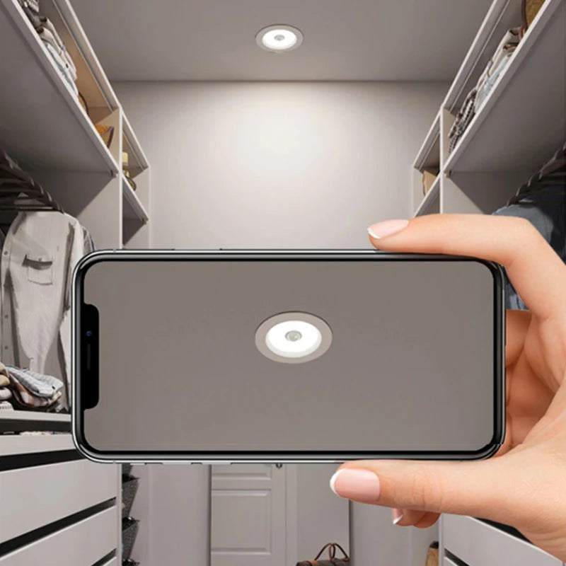 Human Body Motion Sensor Spot LED Downlight Lamparas 220V Ceiling Qme