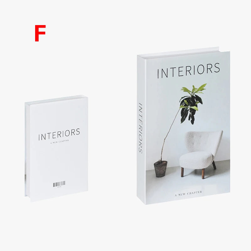 Luxury Fake Books Decoration Fashion Creative Simulation Book Desktop Qme F