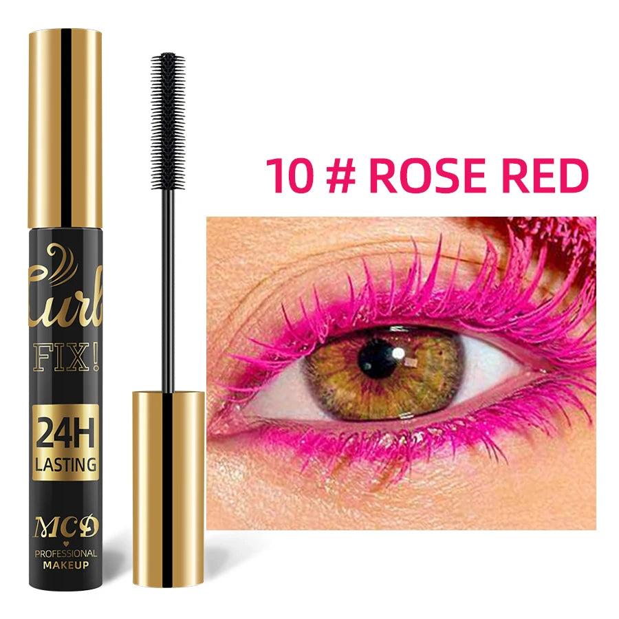 5D Waterproof Mascara Vibrant 9 Color-lasting Curl Ink Formula Qme 10