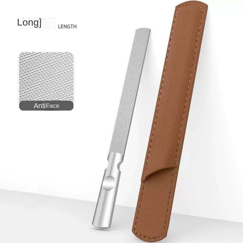 High-quality Double Sided Nail Files Stainless Steel Manicure Qme Long