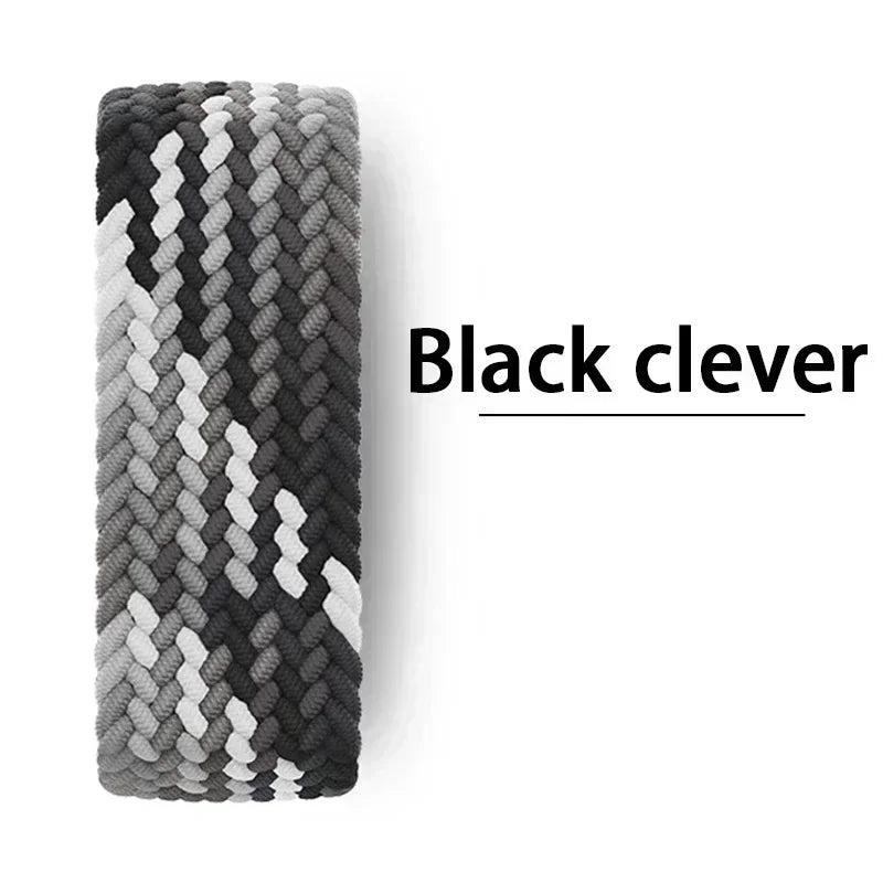 Band For Apple watch Series 10 46mm 42mm 9 7 8 5 SE 6 44mm 45mm 40mm 38 41mm Ultra 49mm bracelet correa Braided Solo Loop Strap Qme
