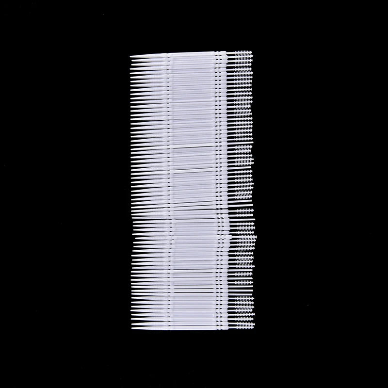 1100Pcs Plastic Dental Picks Oral Hygiene 2 Way Interdental Brush Tooth Pick. Qme