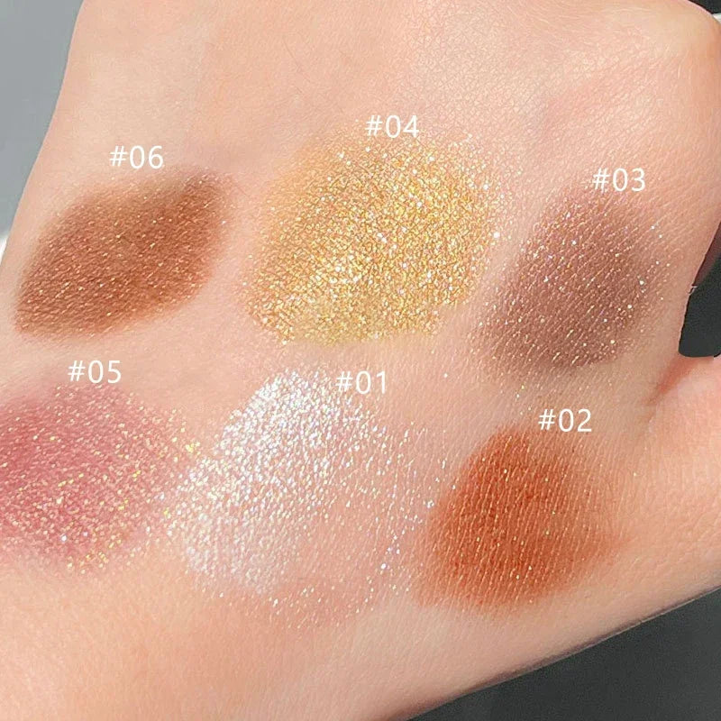 Double-ended Eyeshadow Stick Waterproof Pigment Matte Glitter Qme