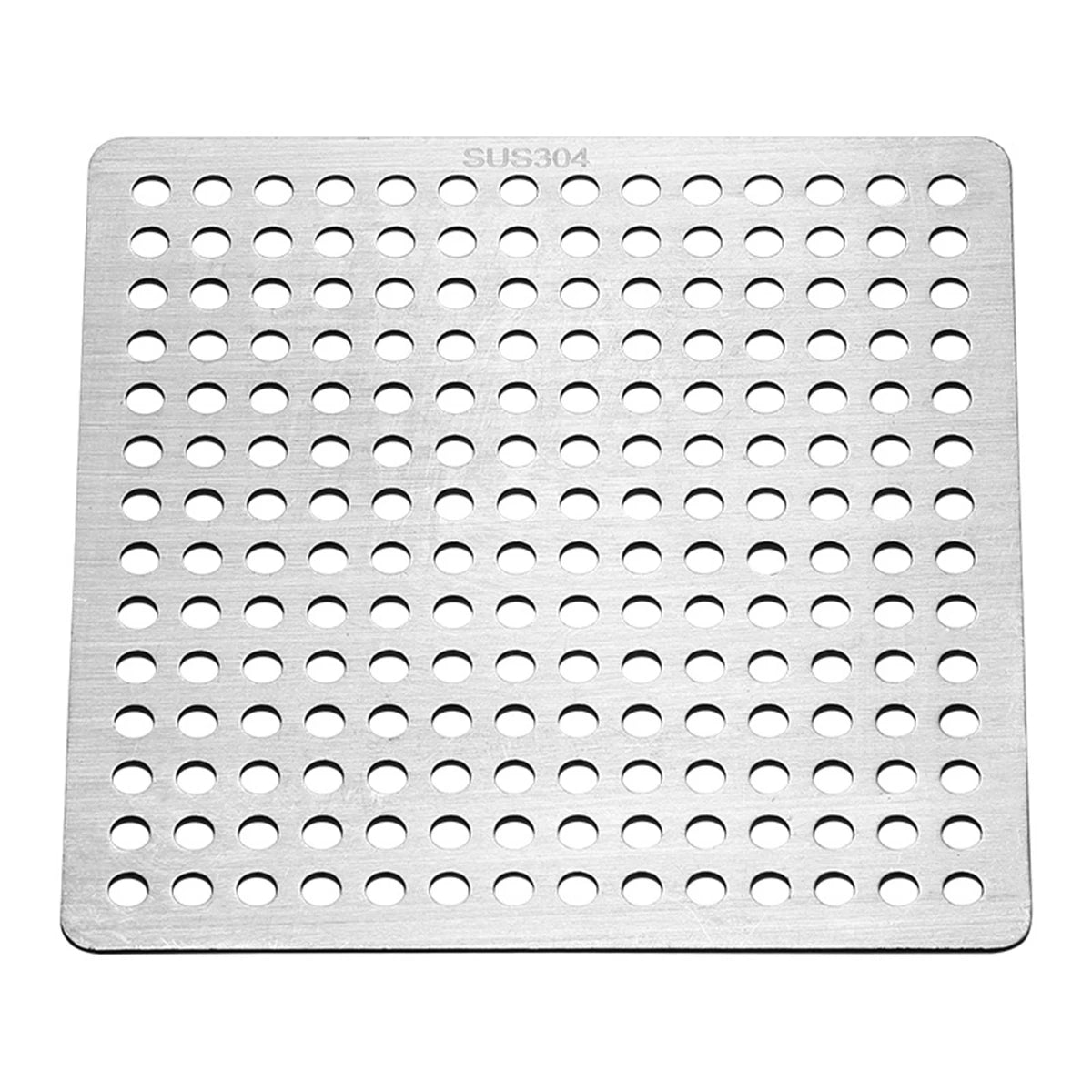 Square Drain Cover Stainless Steel Bathroom Shower Sink Strainer Drain Hair Filter Cover Bathroom Kitchen Sink Drain Protector Qme