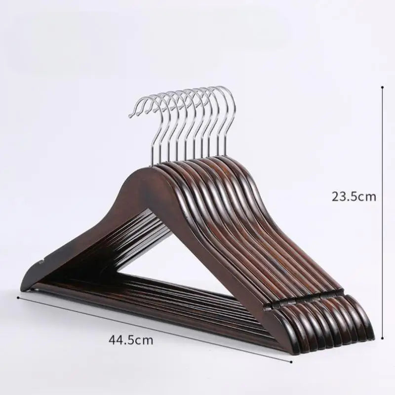 Adult Clothes Rack 2 4 Wooden Hangers Solid Wood Clothing Store Qme