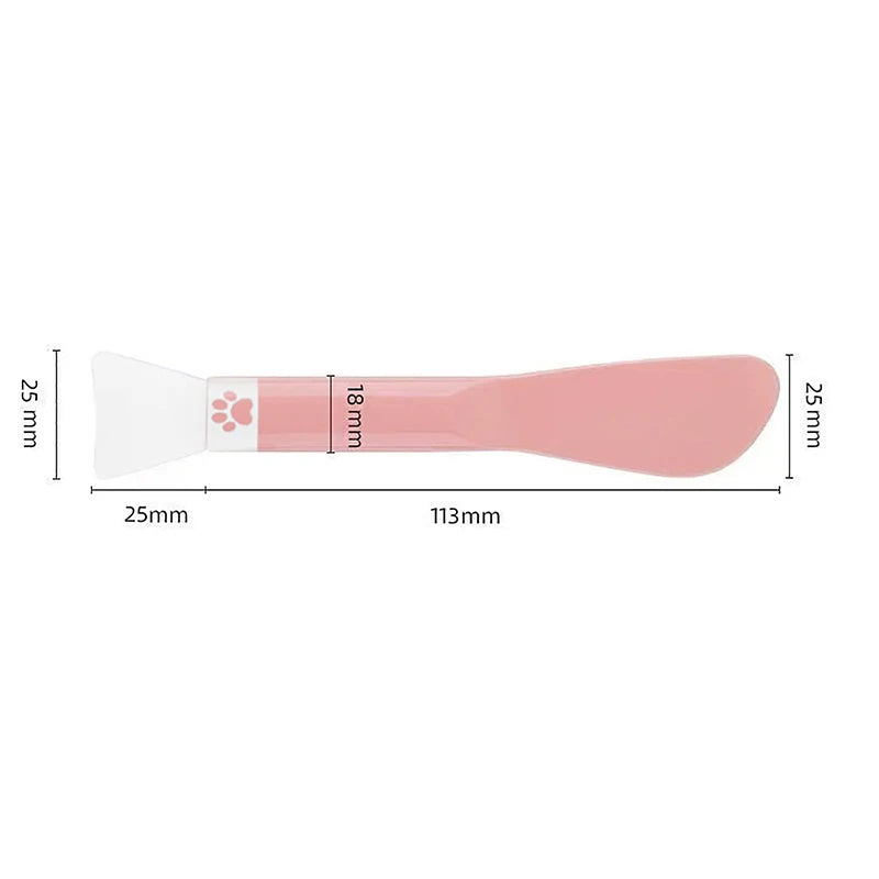 Mud Brush Facial Beauty Tools Face Cleansing Cute Paw Silicone Mask Qme