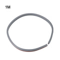 1 X Slope Climbing Strip For Sweeping Robot Flexible Silicone Ramp Threshold Strip Step Splicing Slope Bar Sweeping Robot Qme Gray