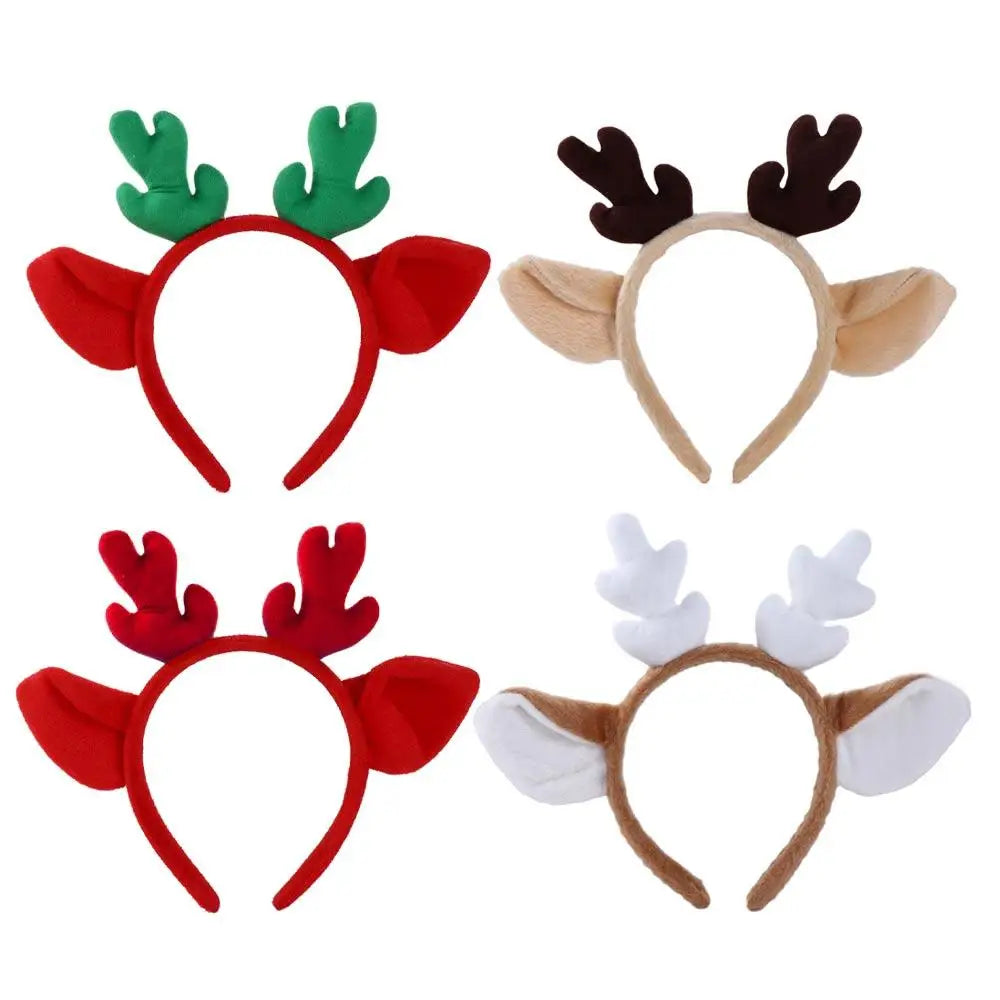 Headwear Party Wash Face Christmas Make Up Cloth Antler Headband Hair Accessories Women Hair Band Korean Style Head Hoop Qme
