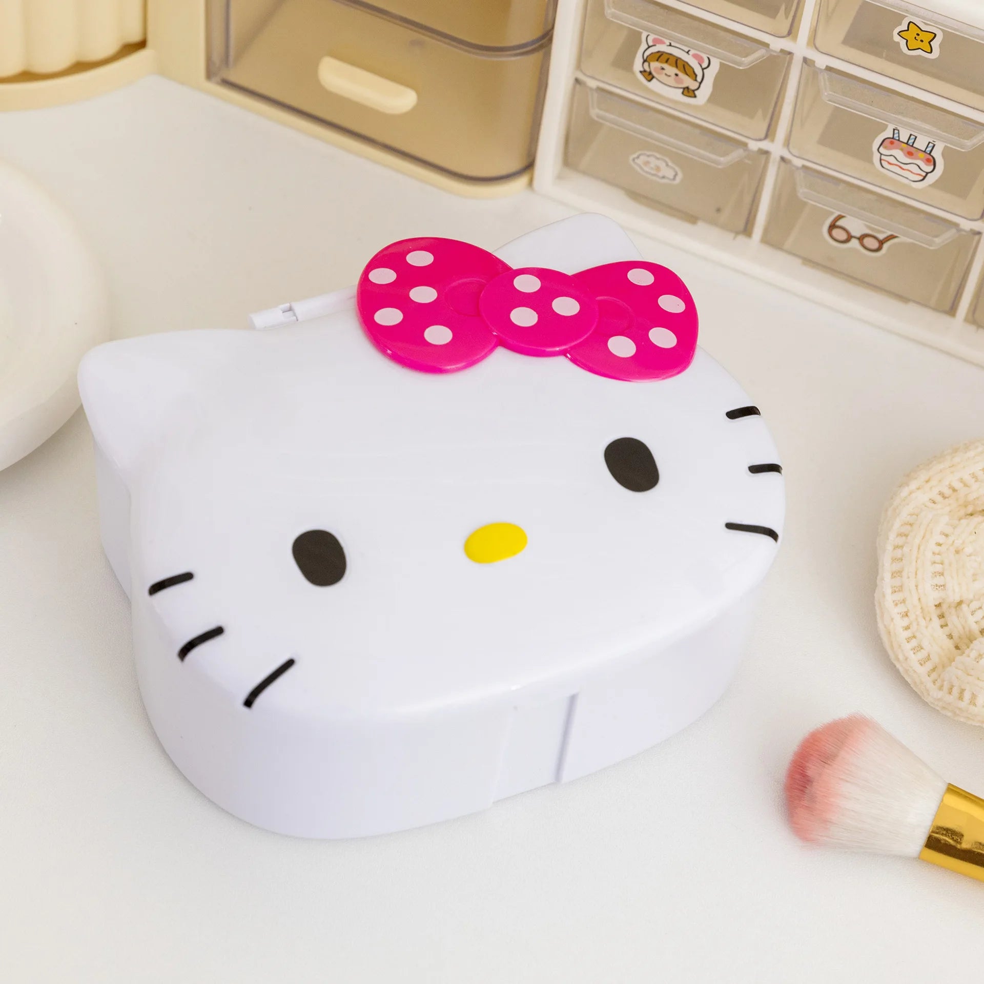 Hello Kitty Kuromi Jewelry Box Small Plastic Student Holiday Gifts Qme 6