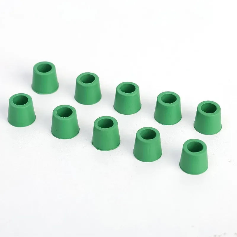 Green Air Conditioning 100/50pcs 1/4'' Charging Hose 1/4'' Valve Gasket Manifold Repair Seal Kit Replacement Car Accessories New Qme