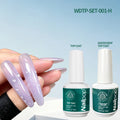 Nailpop 3D Water Droplet Coat No Wipe Gel 5s Quick Forming Lasting Qme WDTP-SET-001-H