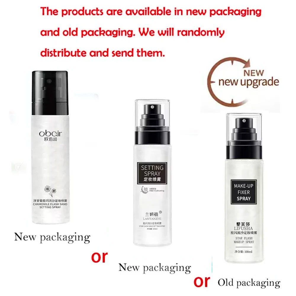 Makeup Fixer Spray Waterproof Sweatproof Long Lasting Oil Control Hydrating Makeup Fixing Setting Spray Cosmetics Qme