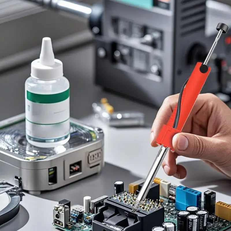 Desoldering Iron Solder Sucker Tool Double-use Portable Electric Qme