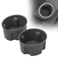 Water Cup Sleeves Tesla Model YL2026 Silicone Holder Insert Center Qme 1 set