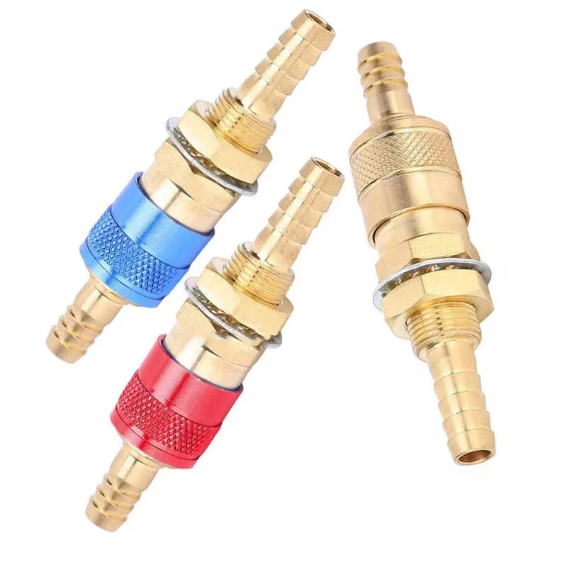 Cooled Gas Adapter Connector Clamp Welding Machine Quick Fitting Female Male Water MIG TIG Welding Torch Tools Welder. Qme