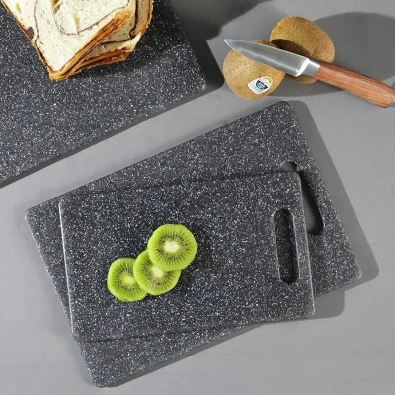 Marble Texture PP Cutting Board Antibacterial and Mildew Cutting Board Kitchen Vegetable Cutting Board Dishwasher Safe Qme