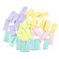 50Pcs New Candy Color Embroidery Smile Labels For Sewing Accessories Clothes Washable Care Garment Bags Tags DIY Supplies c3513 Qme Random mixed