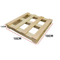 Cold Drinks Mini Wooden Pallet Beverage Coasters Wood Flower Pot Qme 10x10x1cm 0