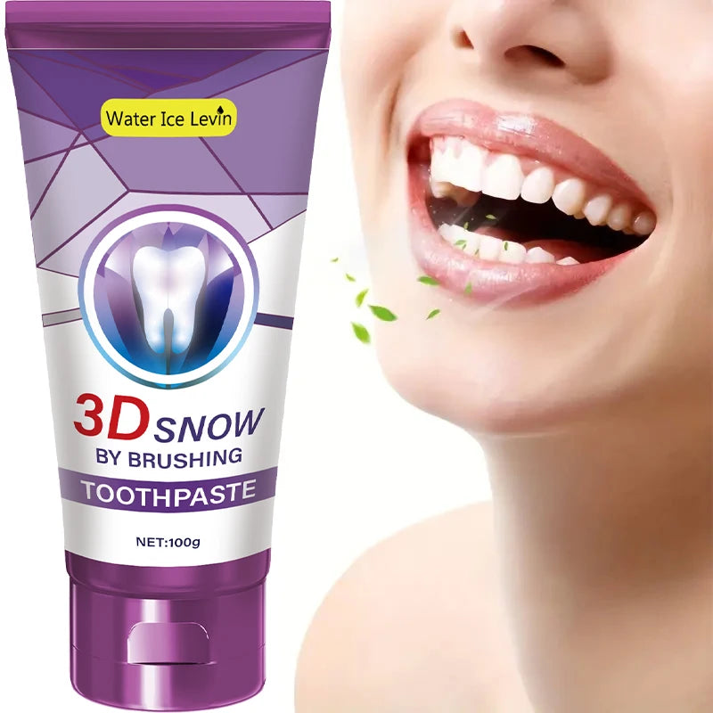 Purple Whitening Toothpaste, Whitening Deep-Cleaning Formula, Freshens Breath, Gentle Gum Care, Tooth Polishing Powder, Removes Stains, Freshens Breath, a Must-Have for Daily Home Life Qme