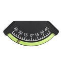 RV Inclinometer 45 Deg Inclinometer Accurate Measurement Impact Proof Easy Install for Off Road Vehicle Truck RV Trailer Boat Qme as show