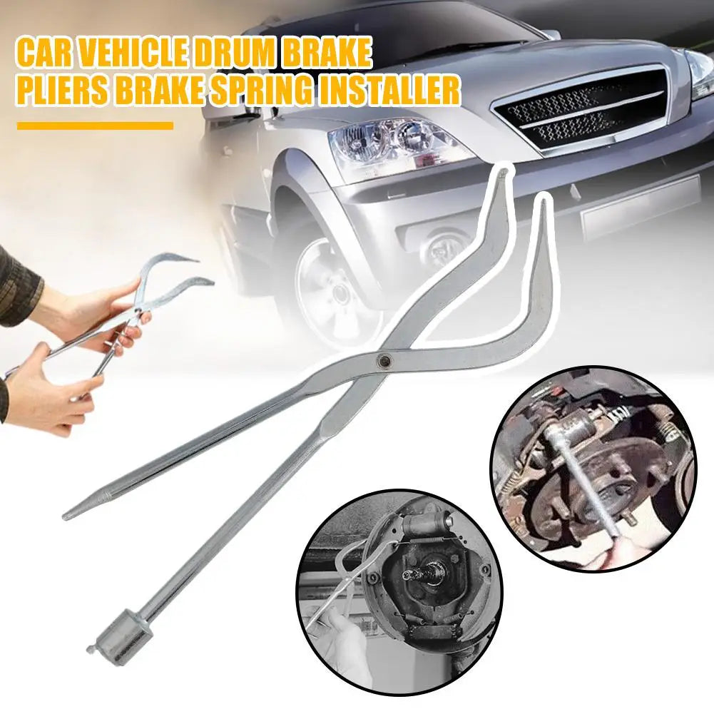 Car Drum Brake Pipeline Brake Shoe Return Spring Repair Vehicle Disassembly Tool Workshop Tool Installation Tool Plier Qme