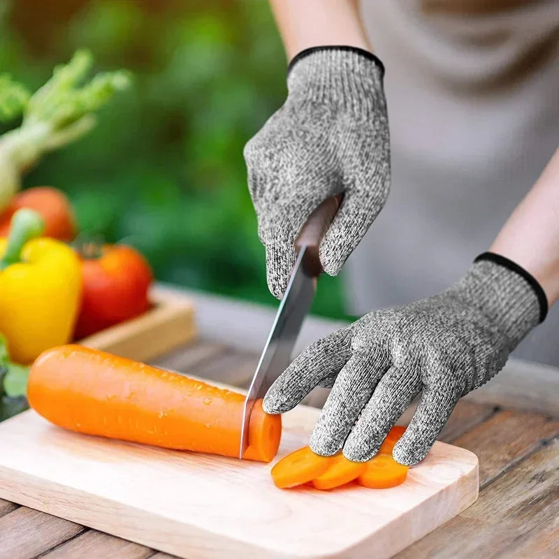 Hand Protective Gloves for Kitchen Gardening, Working Gloves for Butcher Meat Chopping, Mittens for Men and Women, 1 Pair Dropsh Qme