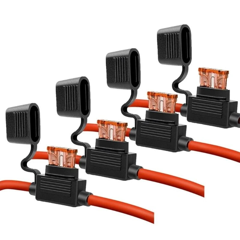 4 Inlines Fuses Holders 40A Automotive Marine Electrical Systems D0LD Qme CN