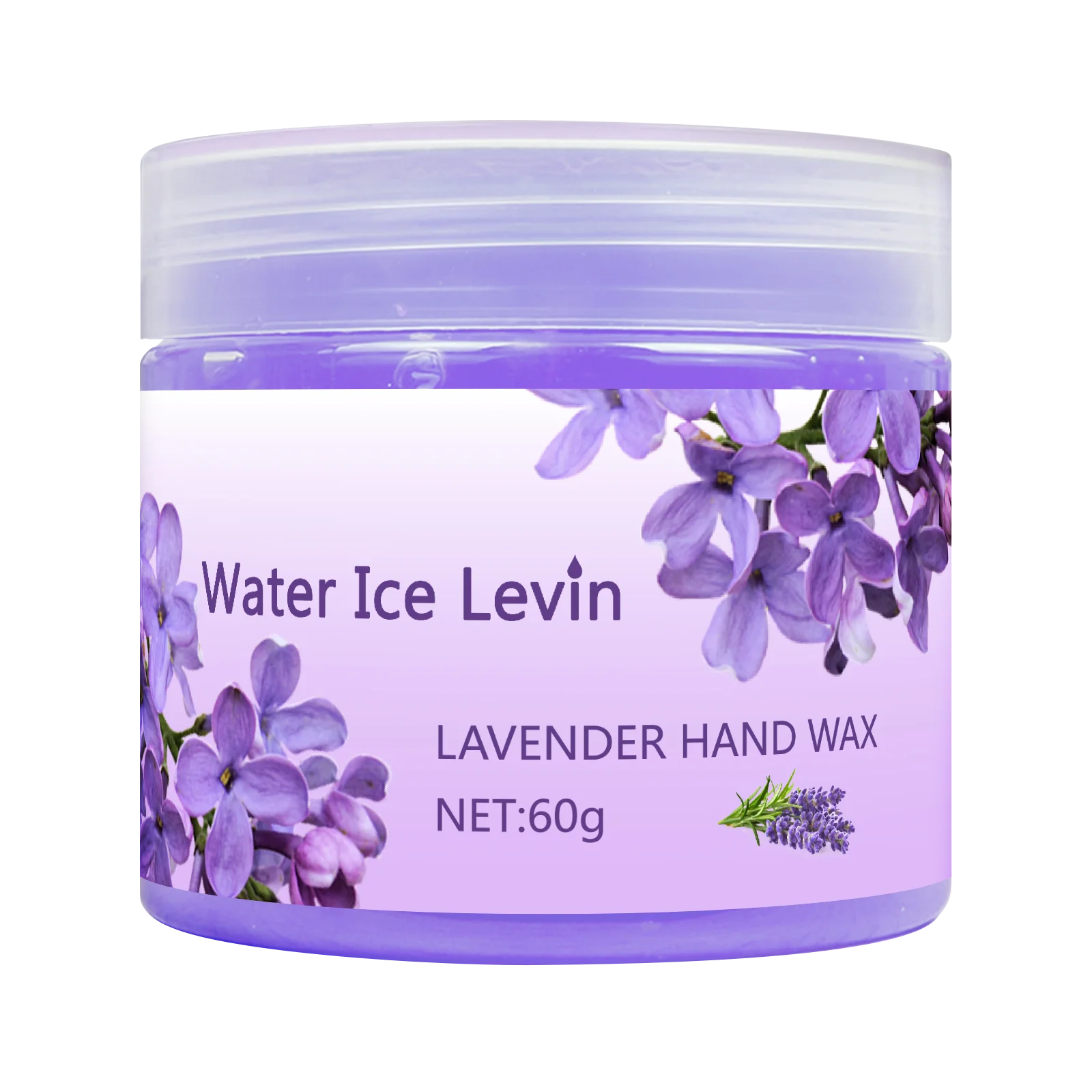 Lavender Moisturizing Hand Wax Mask, Hypoallergenic, for Hands and Feet, Smooths Skin, Gentle Cleansing Hand Mask, Brightens Hand Skin Qme 60g Bottle