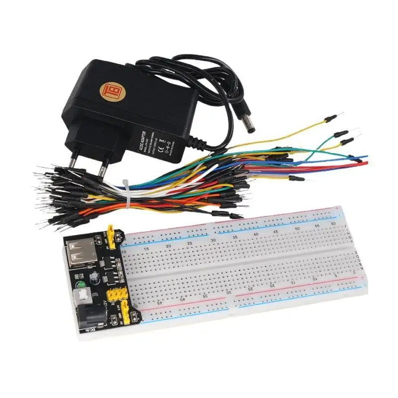 MB-102 Breadboard Jumper Wires Power Module DC Adapter DIY Electronic Qme