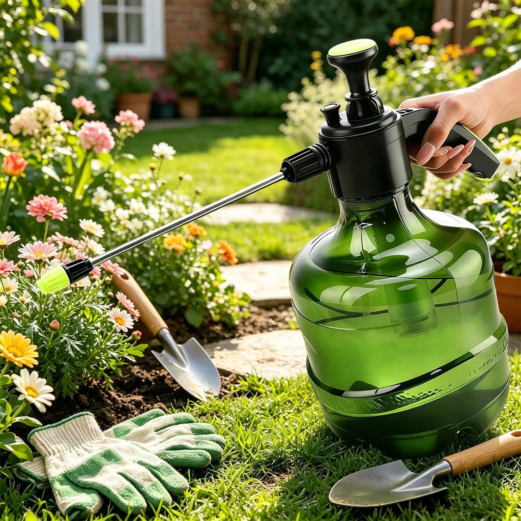 Plant Mister 4L Large Capacity Leak-Proof Multi-Mode Manual Hand Plant Watering Can for Flowers Vegetables Trees Windowsills Qme