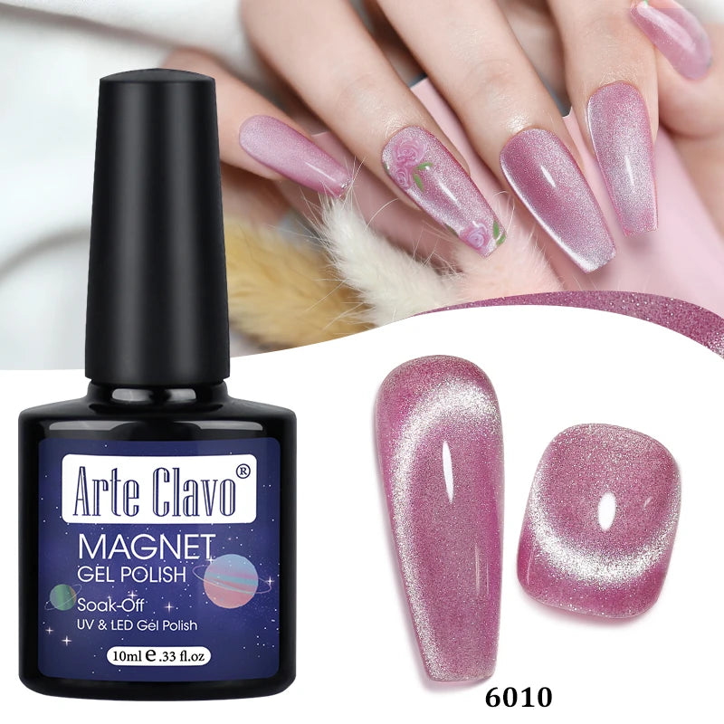 Arte Clavo Shining Transparent Cat Eye Magnetic Gel Unicorn Auroras
