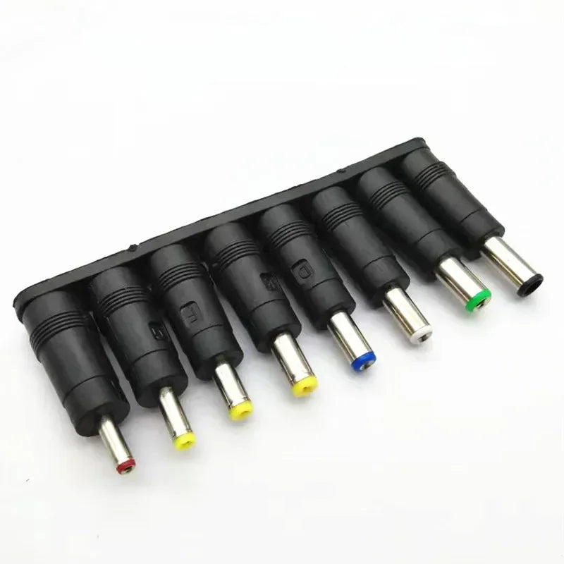 Factory Direct DC Converter 8-Bit Set Notebook Adapter Connector 5.5*2.1 Multi-Function Power Adapter Qme