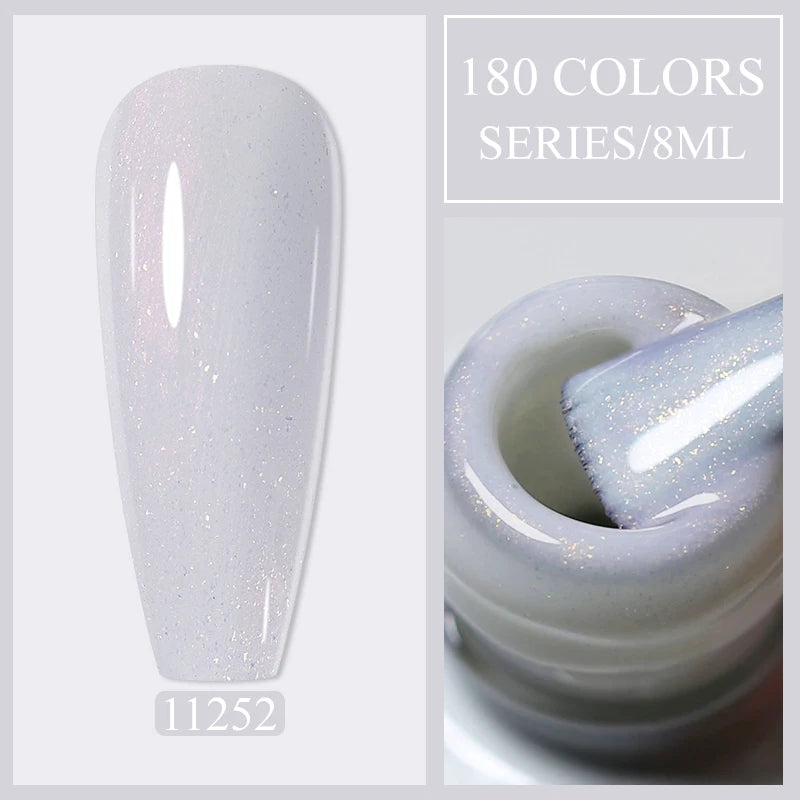 Arte Clavo Glitter UV Gel Nail Polish Sequin Series Colorful Soak Off
