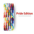 Band For Apple watch Series 10 46mm 42mm 9 7 8 5 SE 6 44mm 45mm 40mm 38 41mm Ultra 49mm bracelet correa Braided Solo Loop Strap Qme colorful 42 44 45 46 49mm-XS