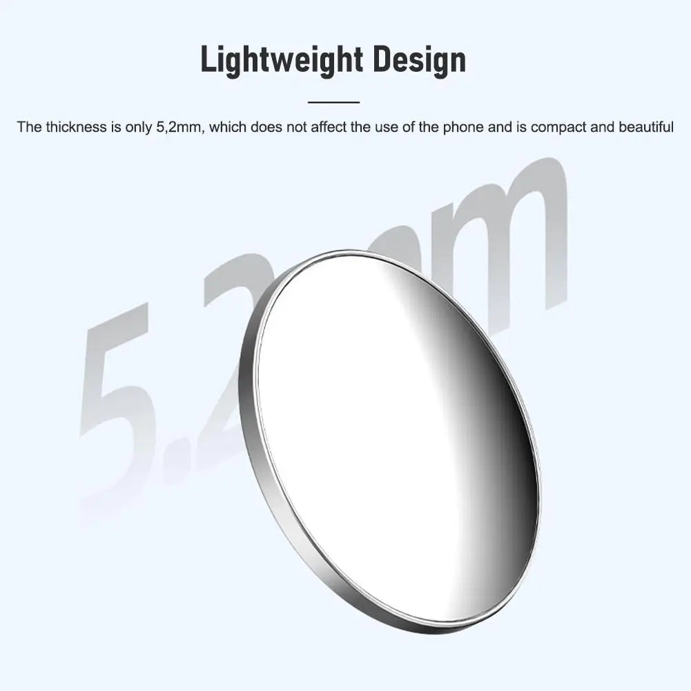 For Magsafe Magnetic Convex Mirror Smartphone Beauty Mirror Video Selfie Vlog Magnetic Mirror For Streaming Selfie Qme